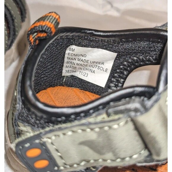 Eddie Bauer Toddler Edmund Sandals Green Size 8M Closed Toe Adventure Shoes - Picture 8 of 9